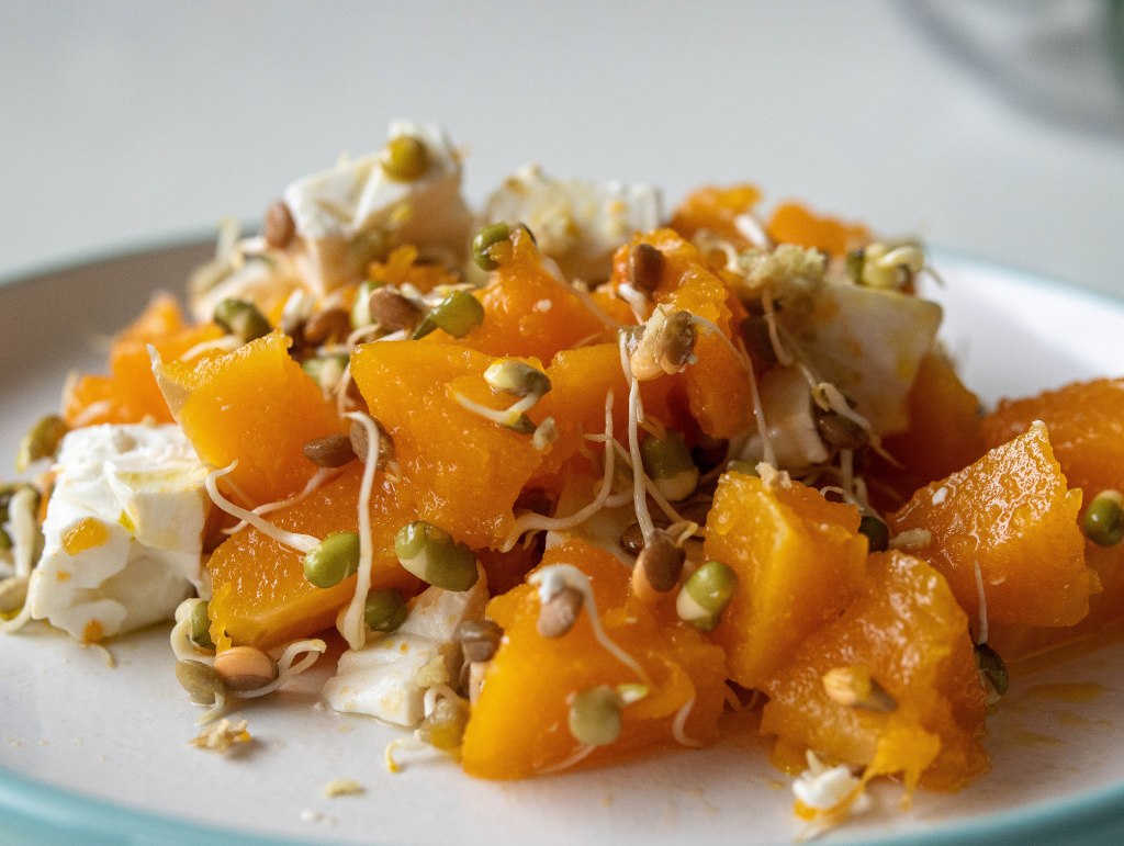 Pumpkin and Cheese&nbsp;Salad