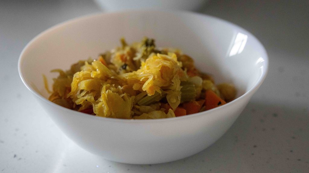 Chickpeas and Sauerkraut&nbsp;Stew