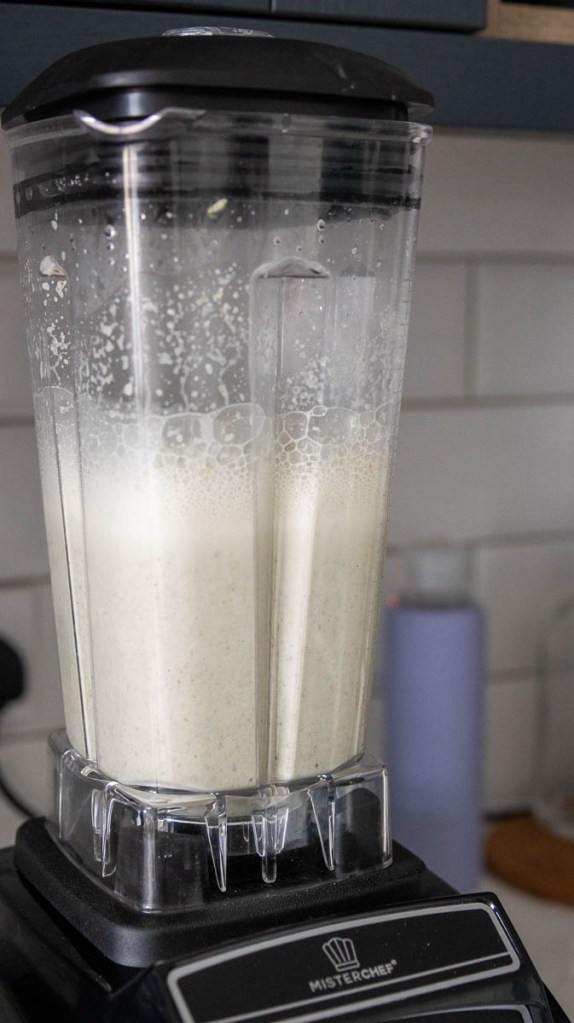 Pumpkin Seeds Milk in blender