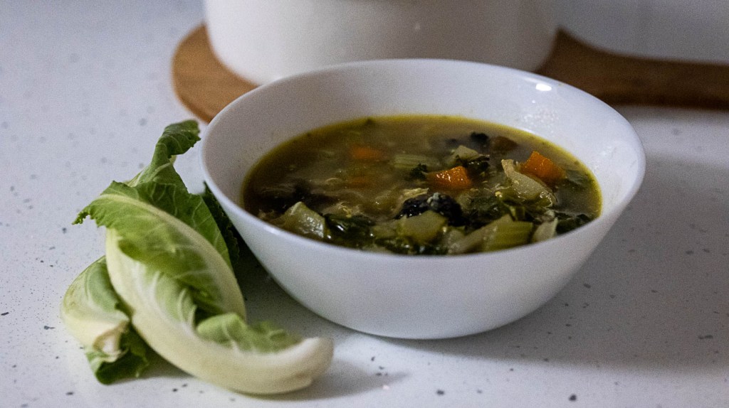 Cauliflower Leaves Soup