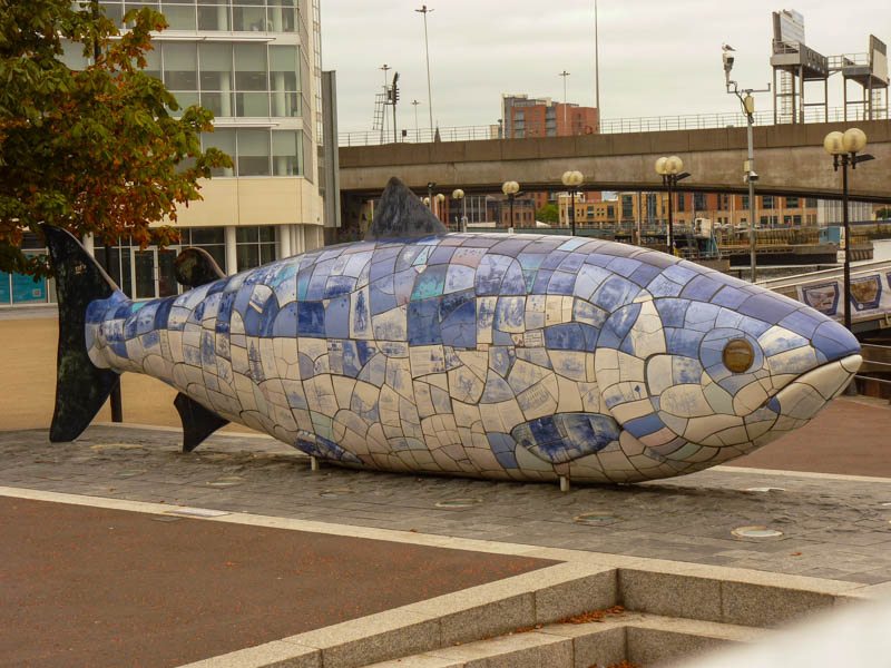 Big Fish Statue